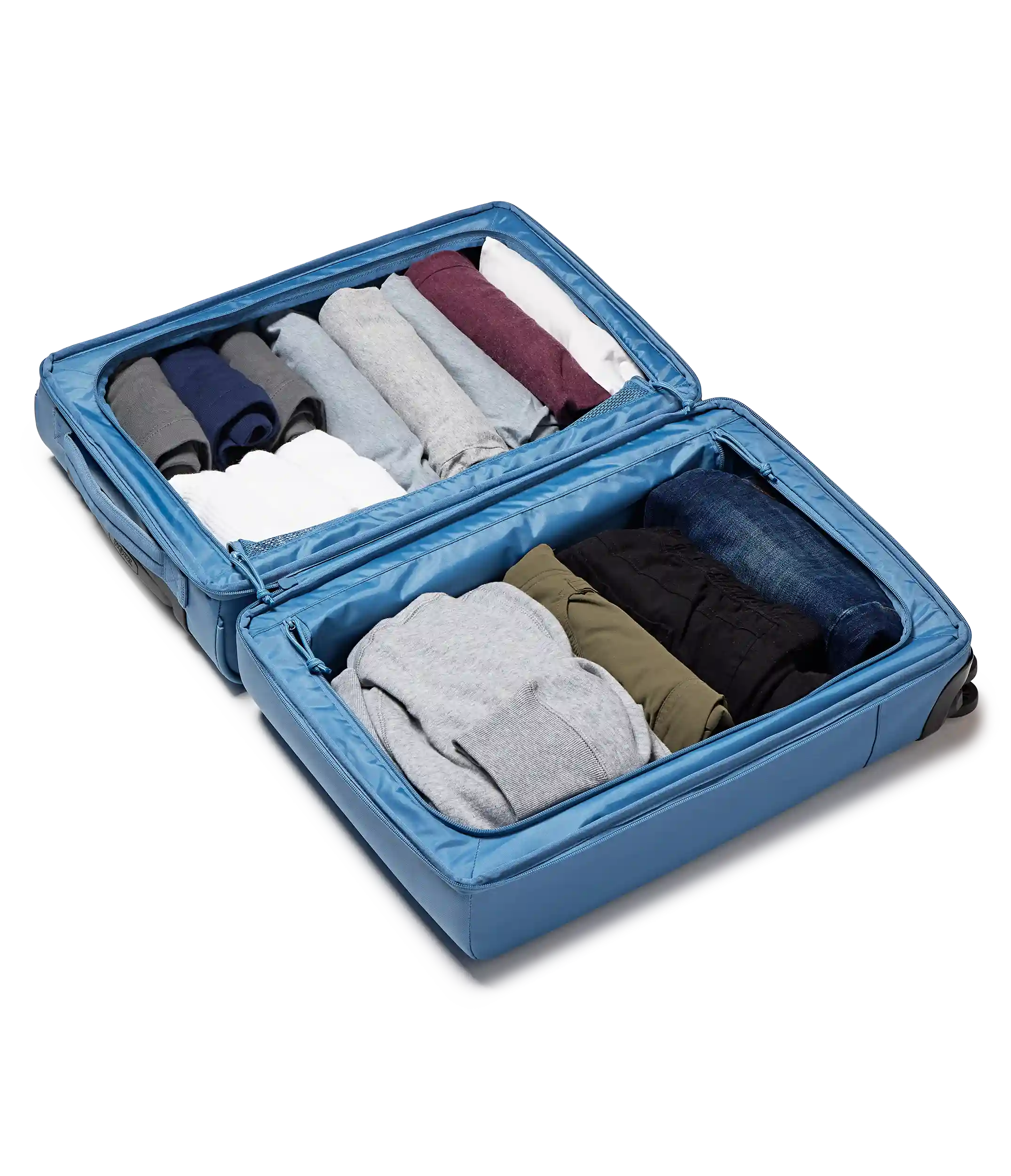 22" Carry On Luggage Toiletry Bag Elemental Blue Set