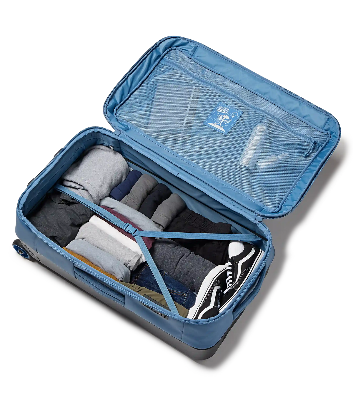 30" Rolling Duffel Toiletry Bag Elemental Blue Set