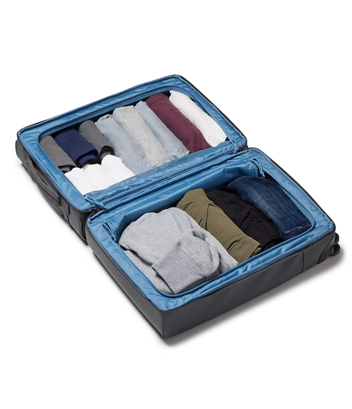 22" Carry On Luggage Packing Cubes Smokey Grit Set