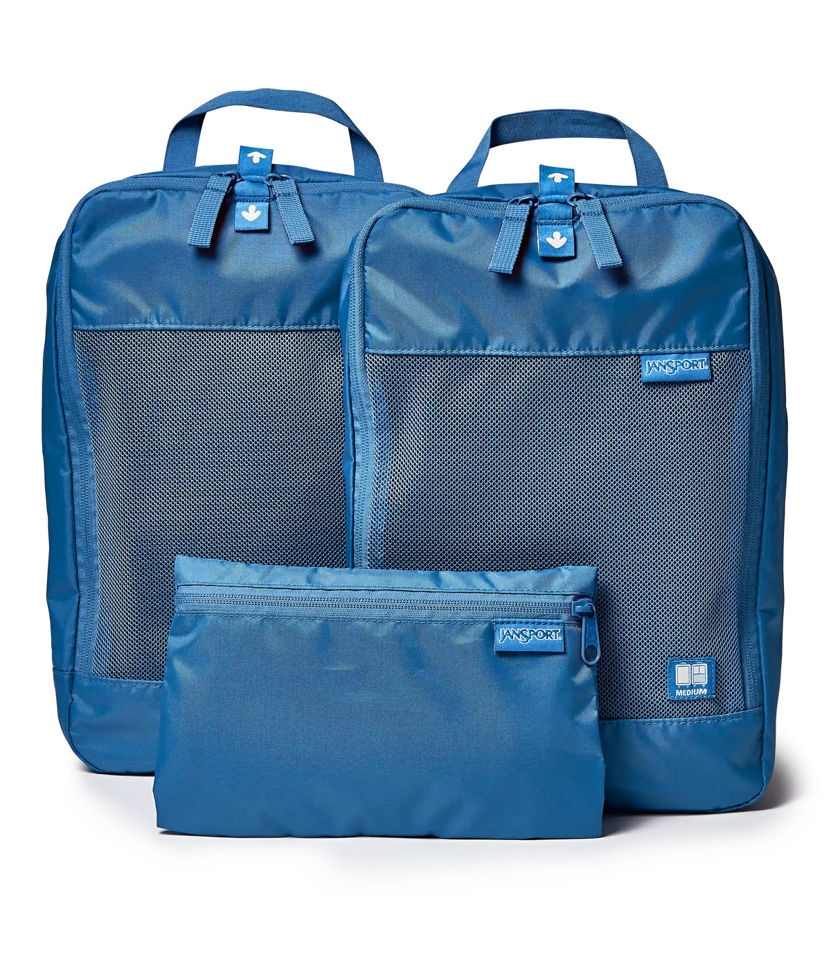 22" Carry On Luggage Packing Cubes Elemental Blue Set