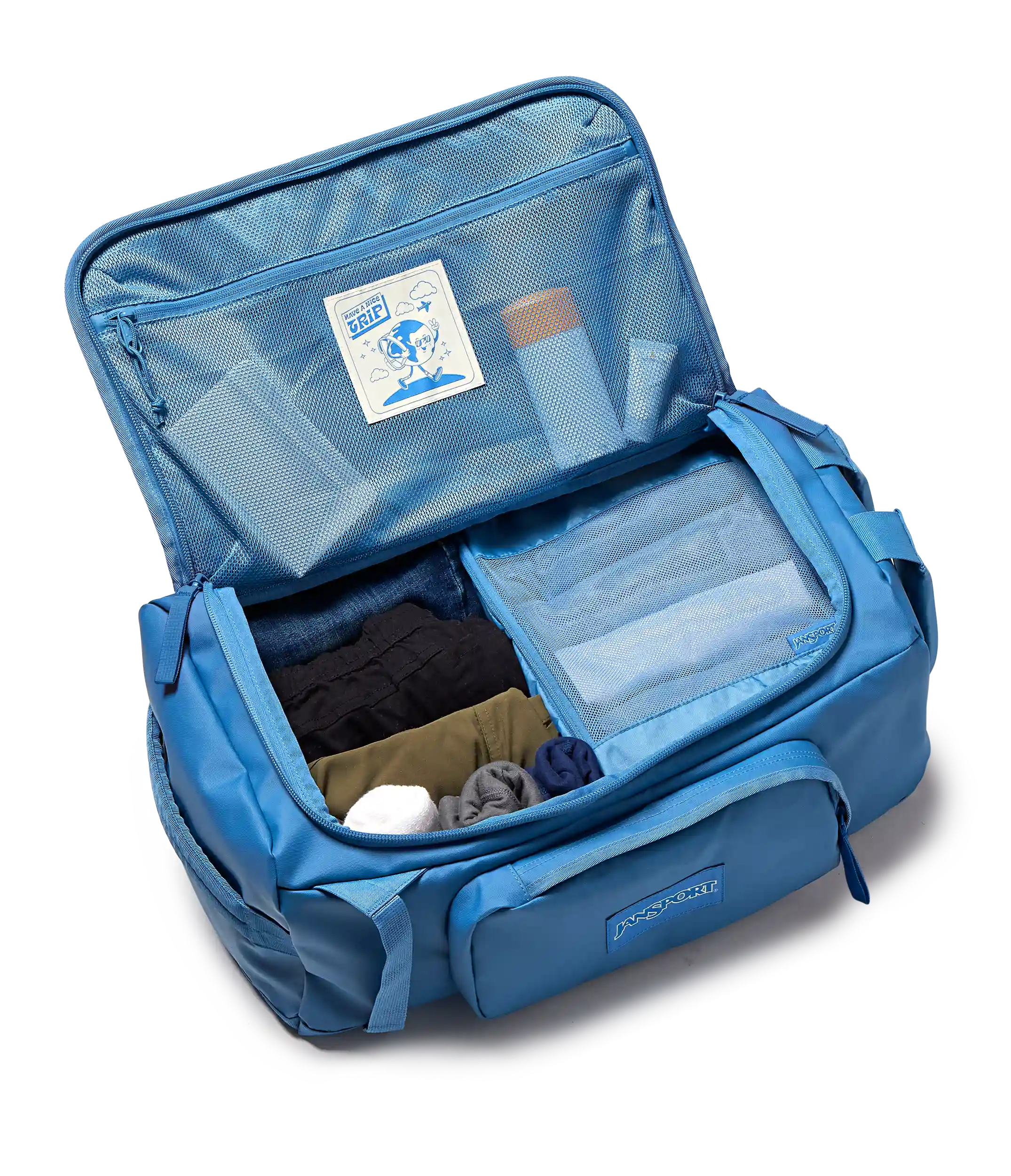 Convertible Duffel Toiletry Bag Elemental Blue Set