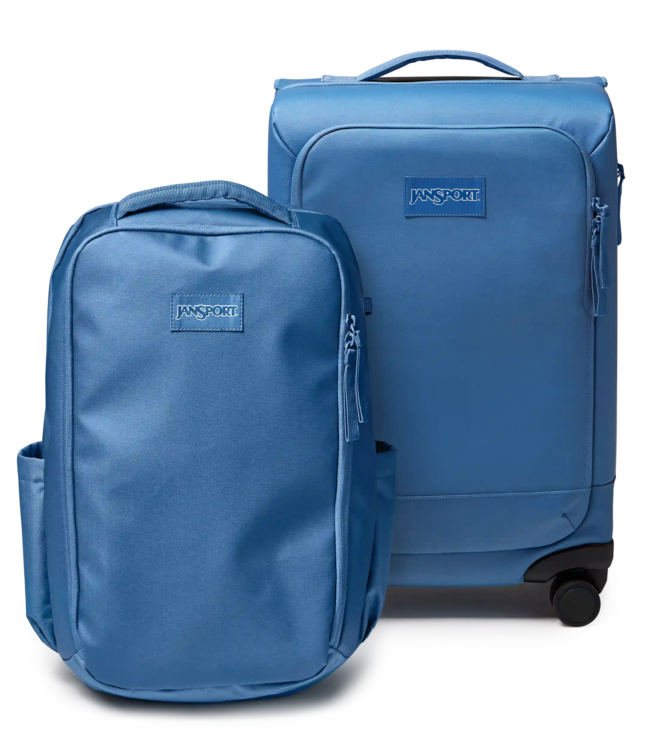 22" Carry On Luggage Travel Pack 30L Elemental Blue Set