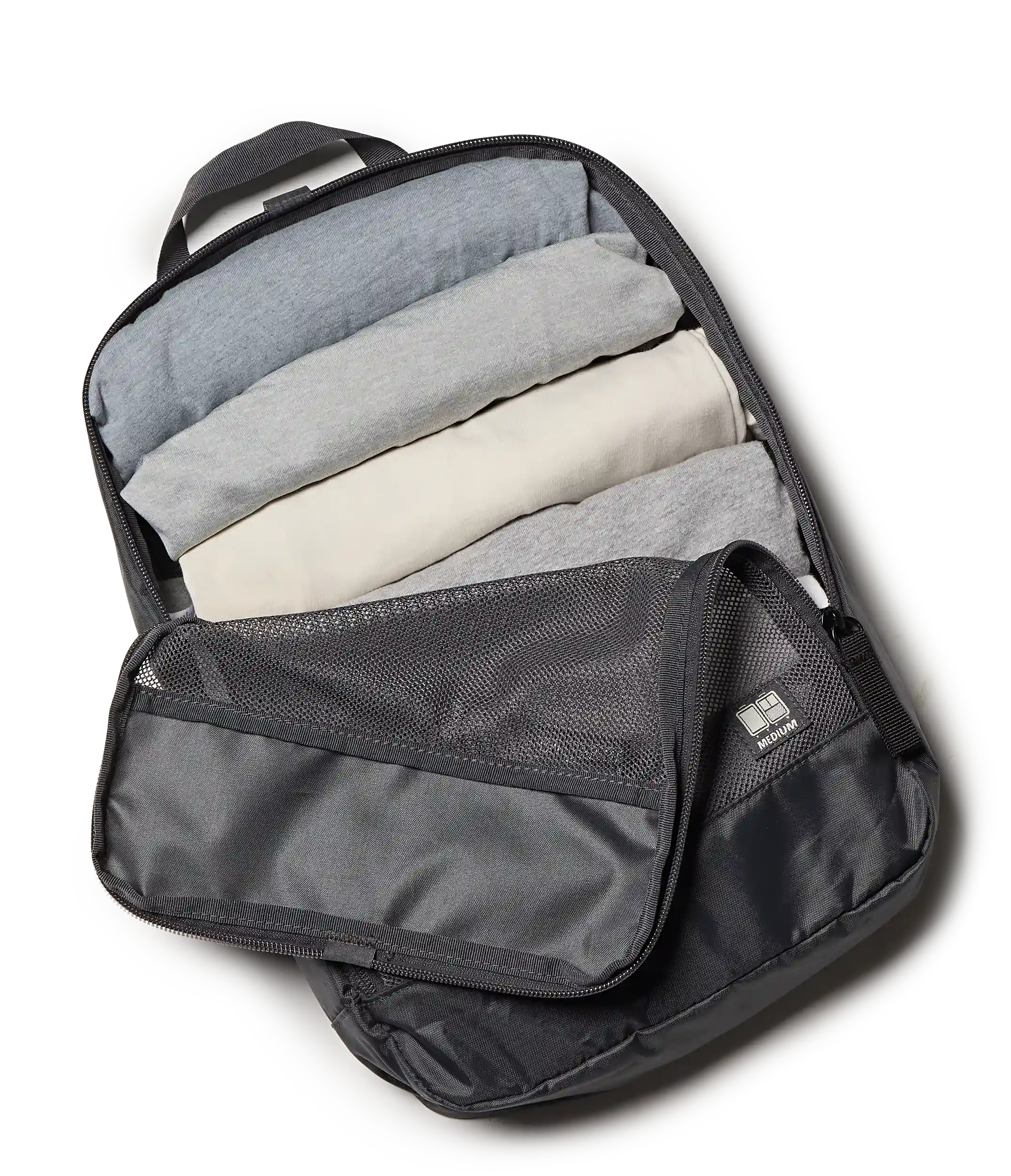 22" Carry On Luggage Packing Cubes Smokey Grit Set