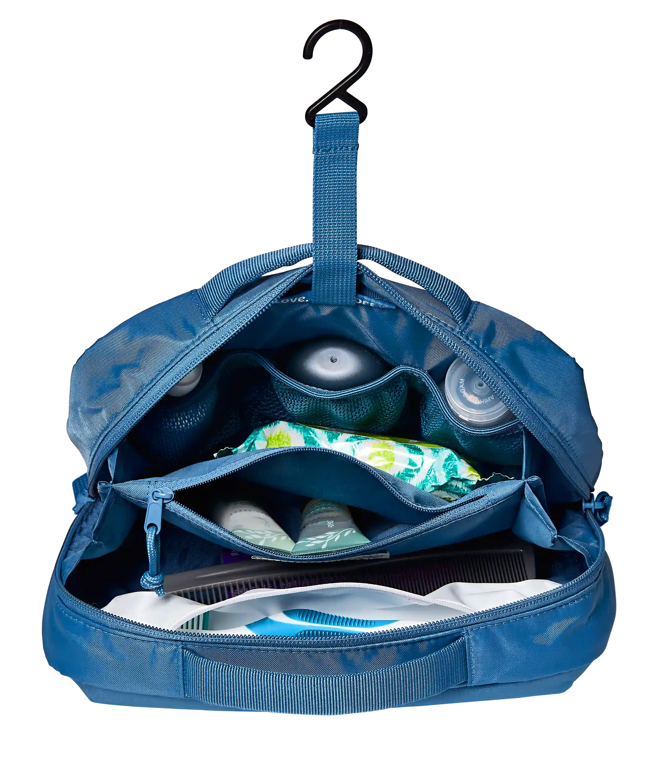 30" Rolling Duffel Toiletry Bag Elemental Blue Set