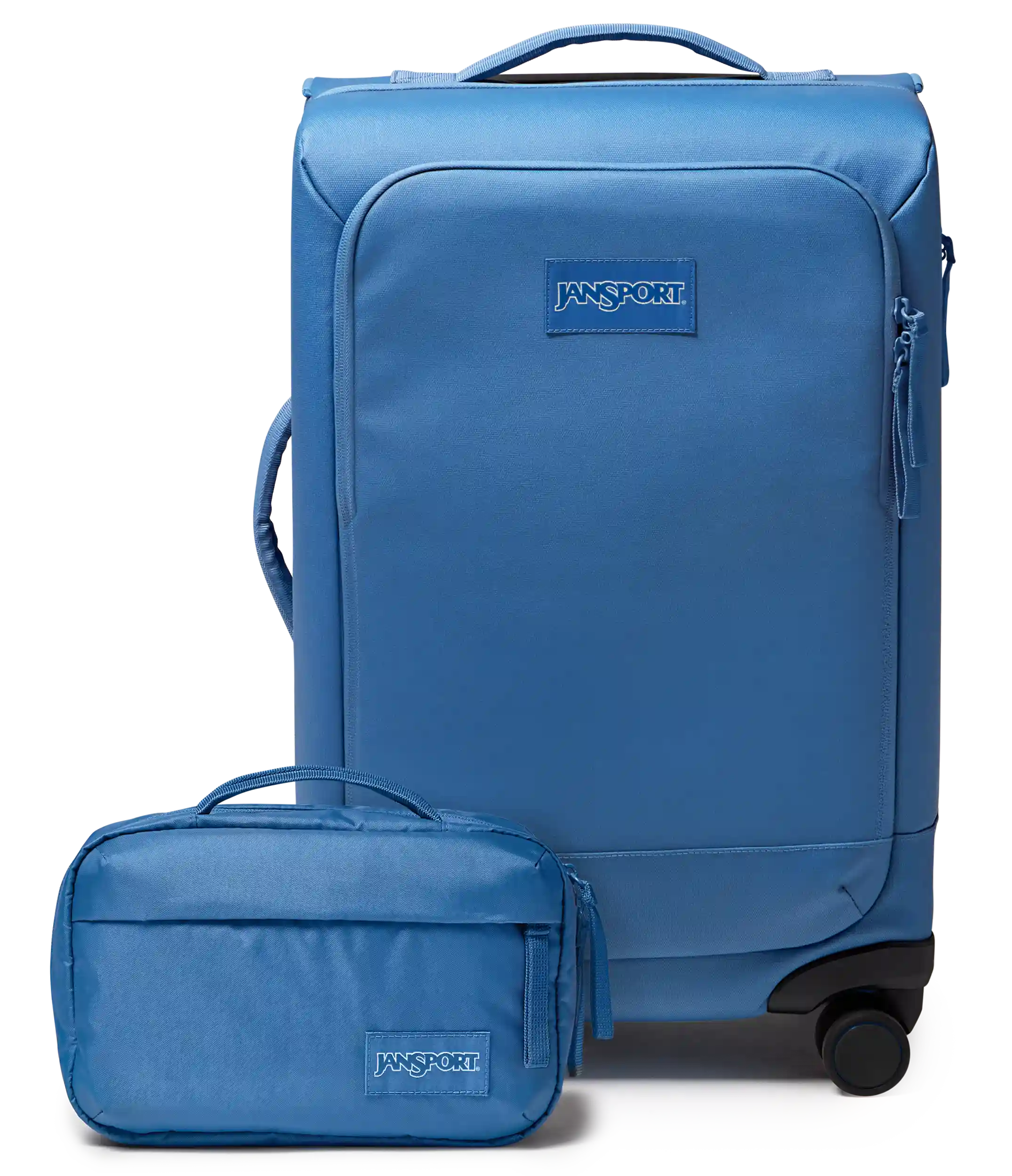 22" Carry On Luggage Toiletry Bag Elemental Blue Set