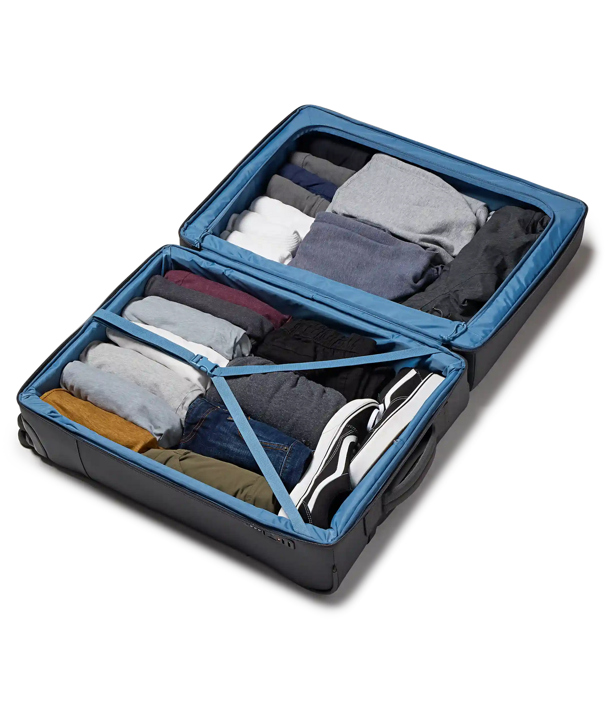 26" Checked Luggage Toiletry Bag Elemental Blue Set