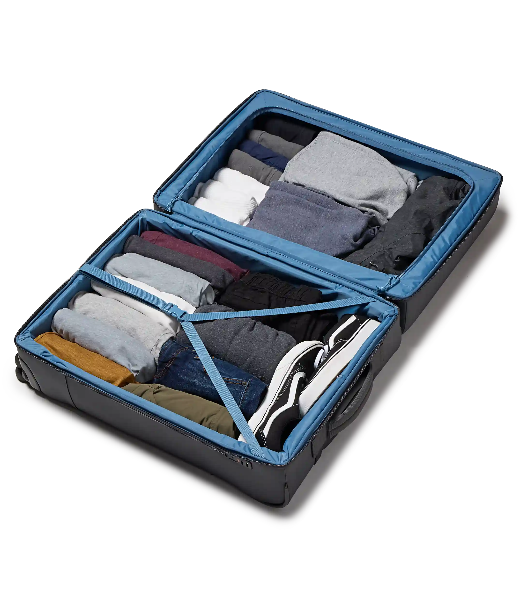 26" Checked Luggage Toiletry Bag Smokey Grit Set