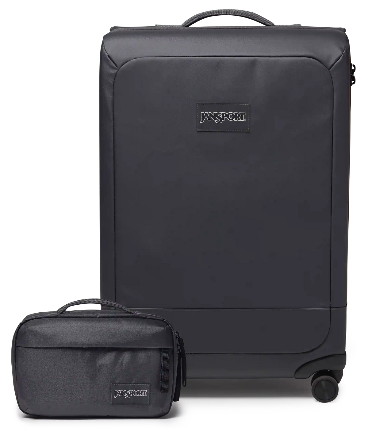 26" Checked Luggage Toiletry Bag Smokey Grit Set