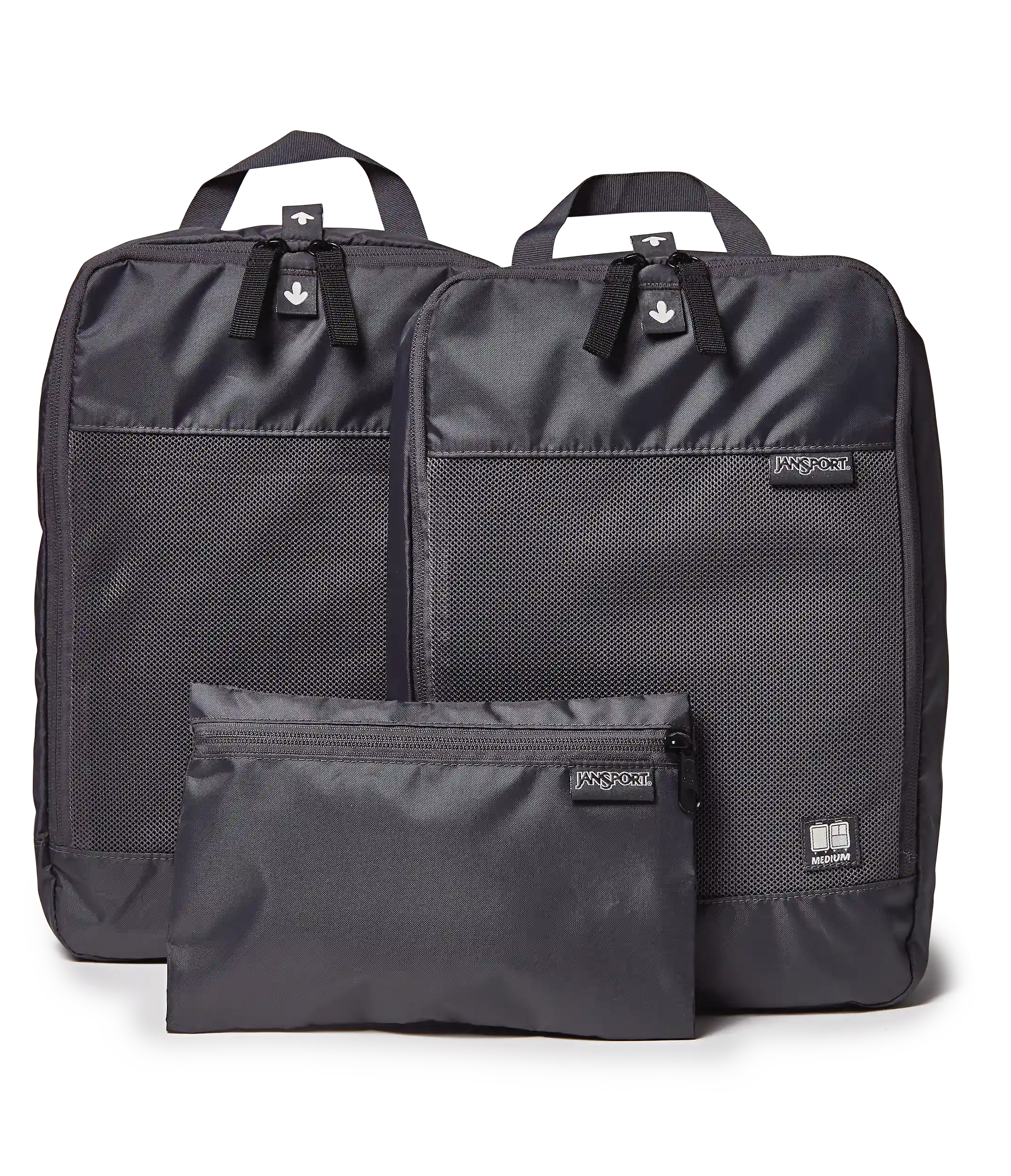 22" Carry On Luggage Packing Cubes Smokey Grit Set