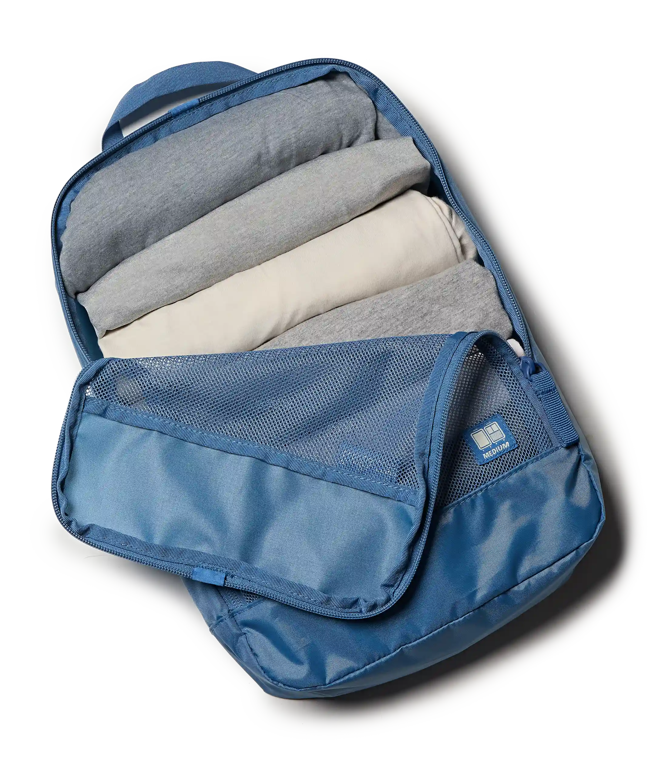 22" Carry On Luggage Packing Cubes Elemental Blue Set