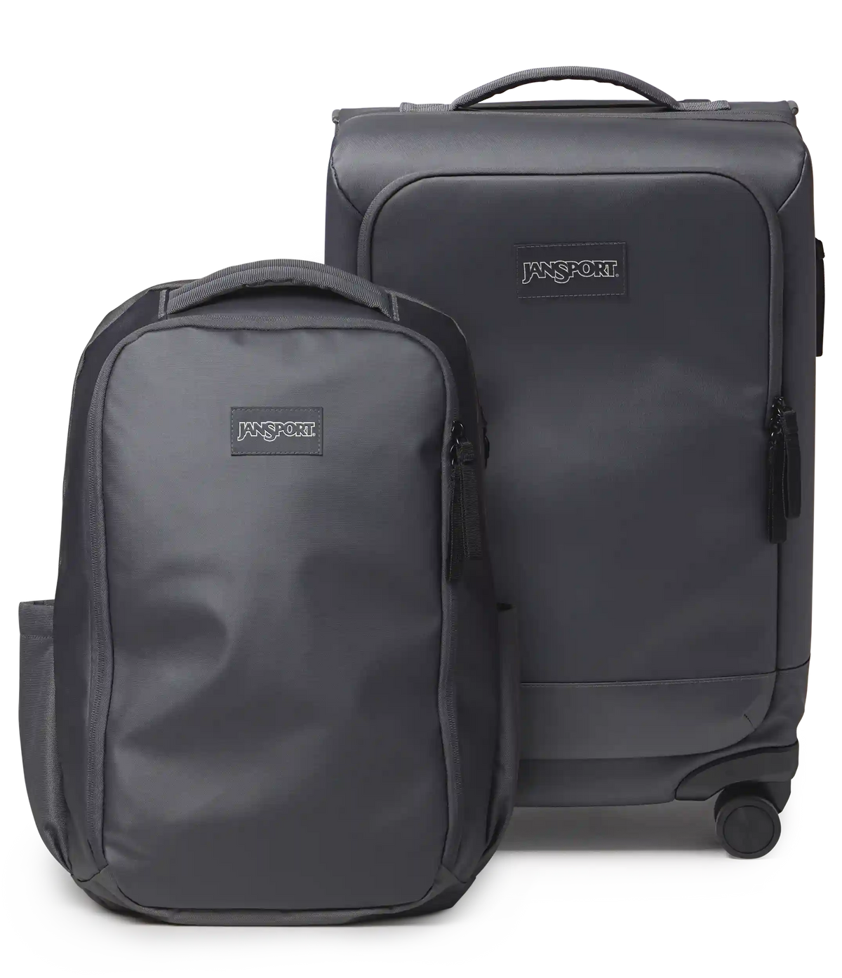 22" Carry On Luggage Travel Pack 30L Smokey Grit Set